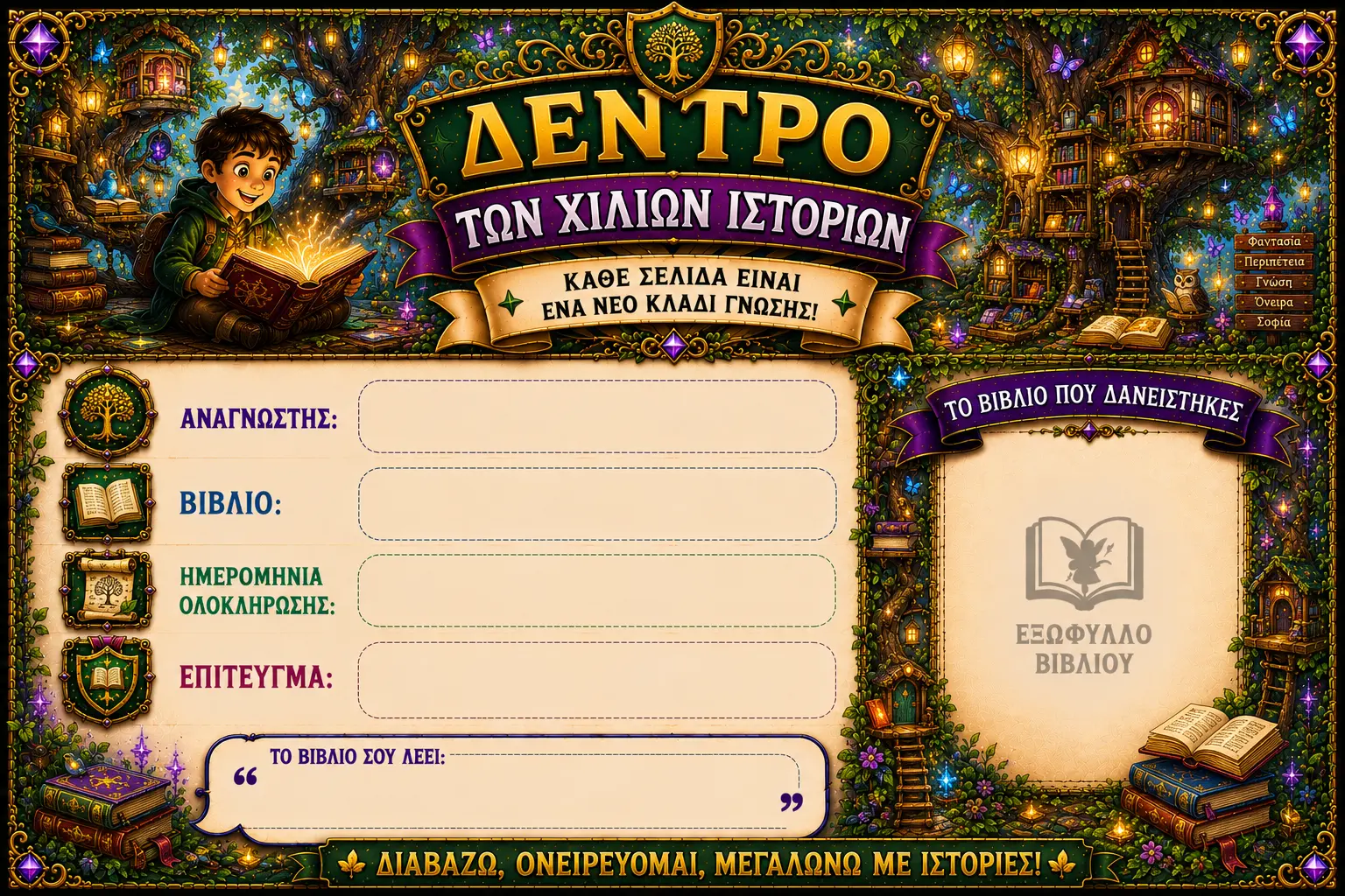 Κάρτα Δέντρο των χιλίων ιστοριών