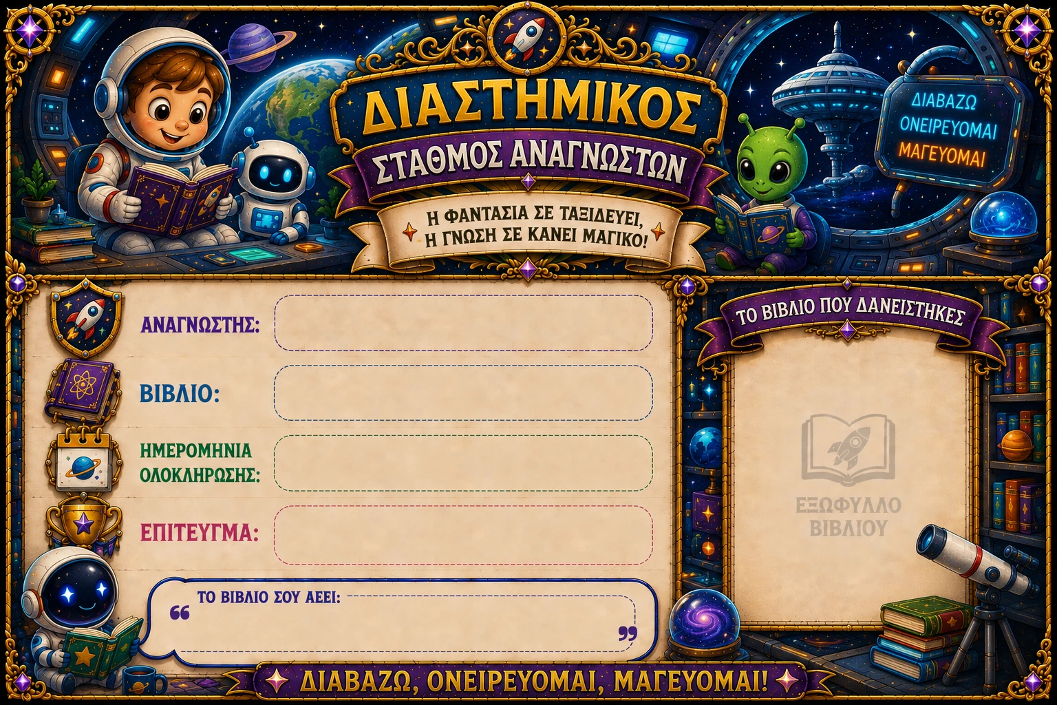 Κάρτα Διαστημικός σταθμός αναγνωστών