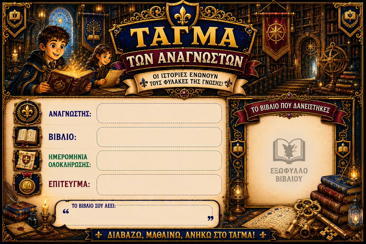 Κάρτα Τάγμα των αναγνωστών