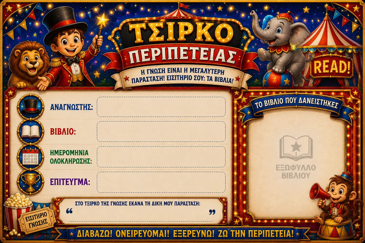 Κάρτα Τσίρκο περιπέτειας