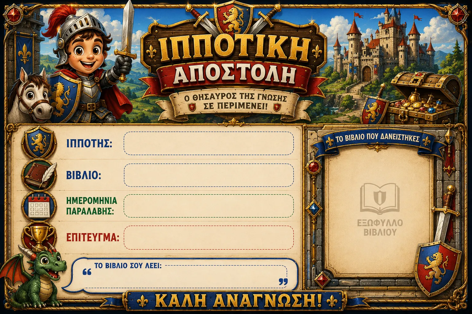 Κάρτα Ιπποτική αποστολή